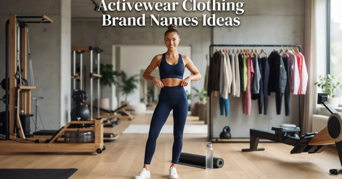 Activewear Clothing Brand Names Ideas