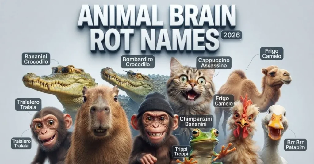 Animal Brain Rot Names