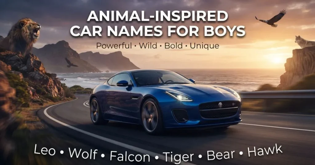 Animal-Inspired Car Names for Boys
