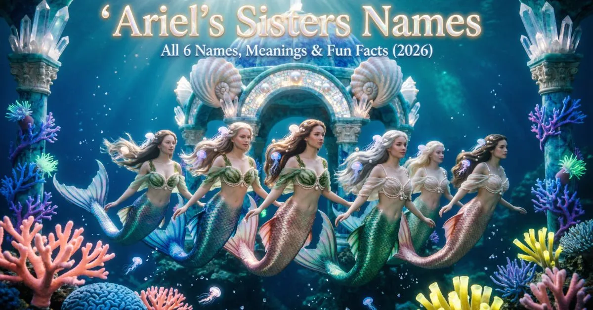 ariels sisters names