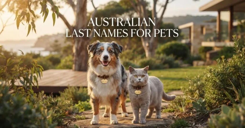 Australian Last Names for Pets