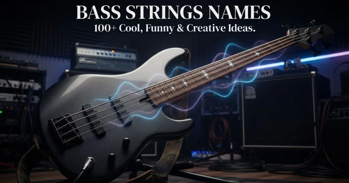 bass strings names