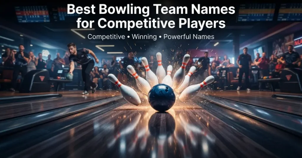 Best Bowling Team Names for Competitive Players