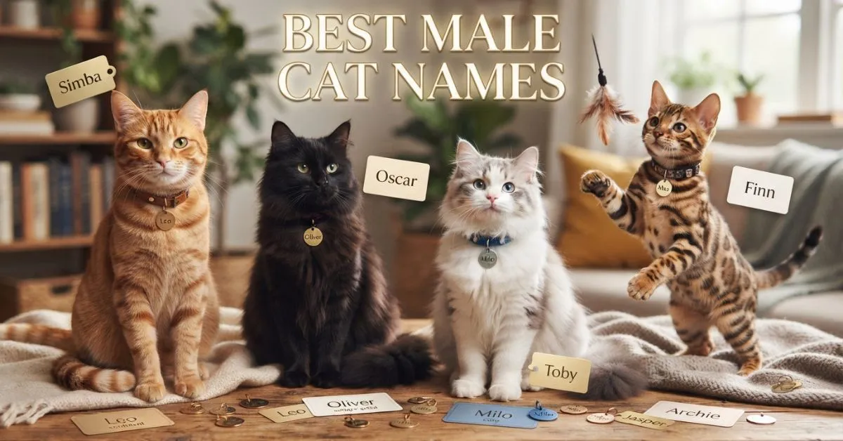 best male cat names