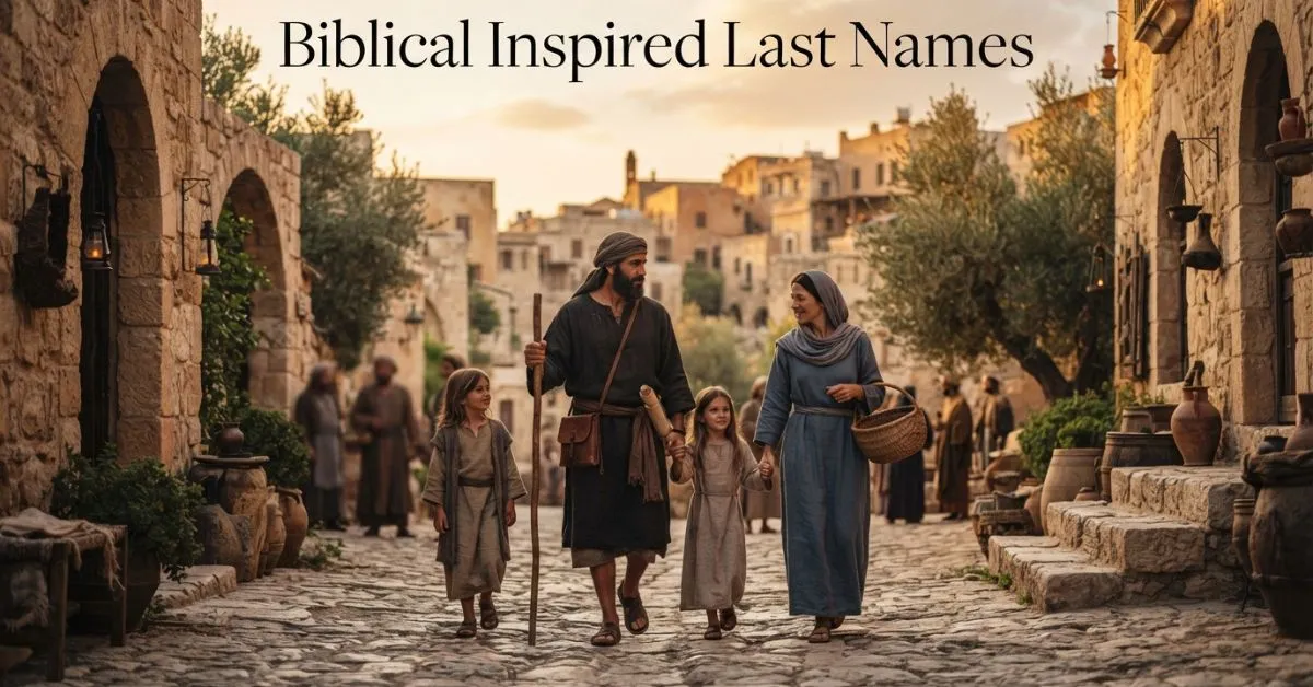Biblical Inspired Last Names
