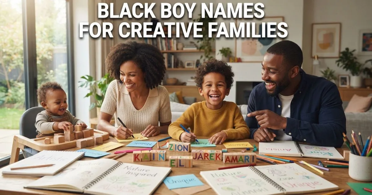 Black Boy Names For Creative Families