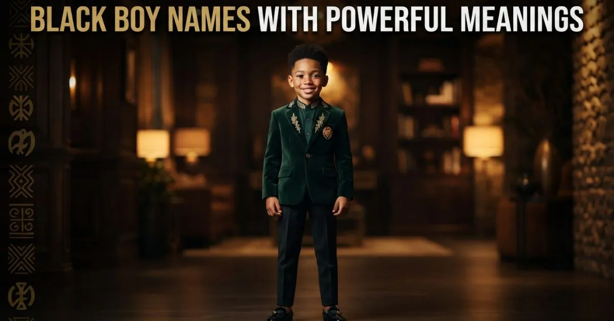 Black Boy Names With Powerful Meanings