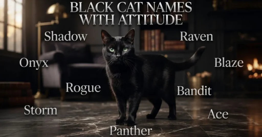 Black Cat Names With Attitude