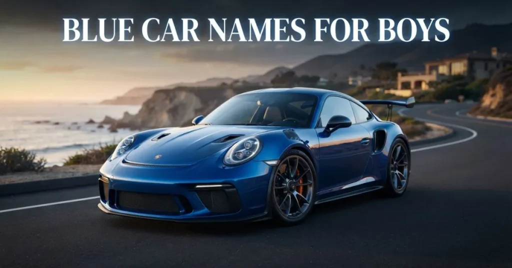 Blue Car Names for Boys