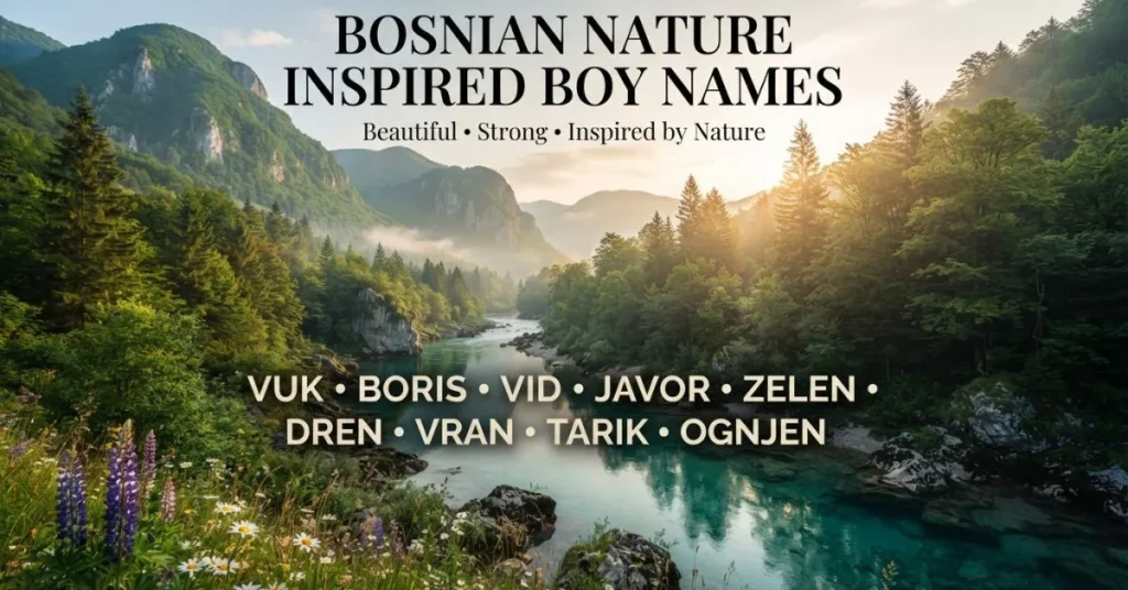 Bosnian Nature Inspired Boy Names