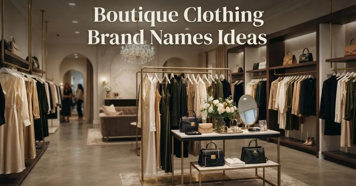 Boutique Clothing Brand Names Ideas