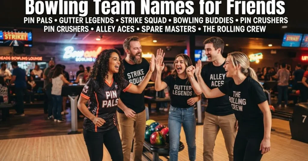 Bowling Team Names for Friends