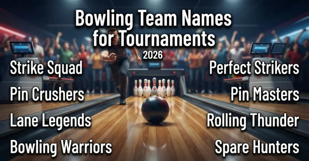 Bowling Team Names for Tournaments