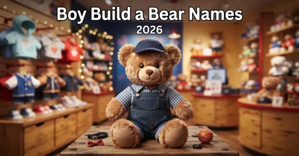 Boy Build a Bear Names