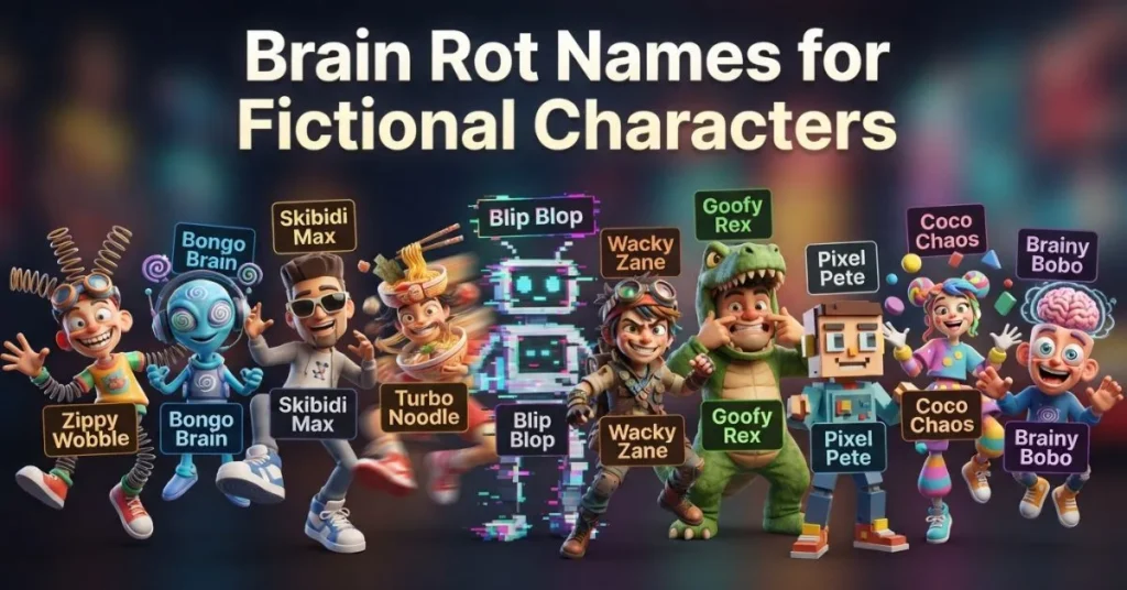 Brain Rot Names for Fictional Characters