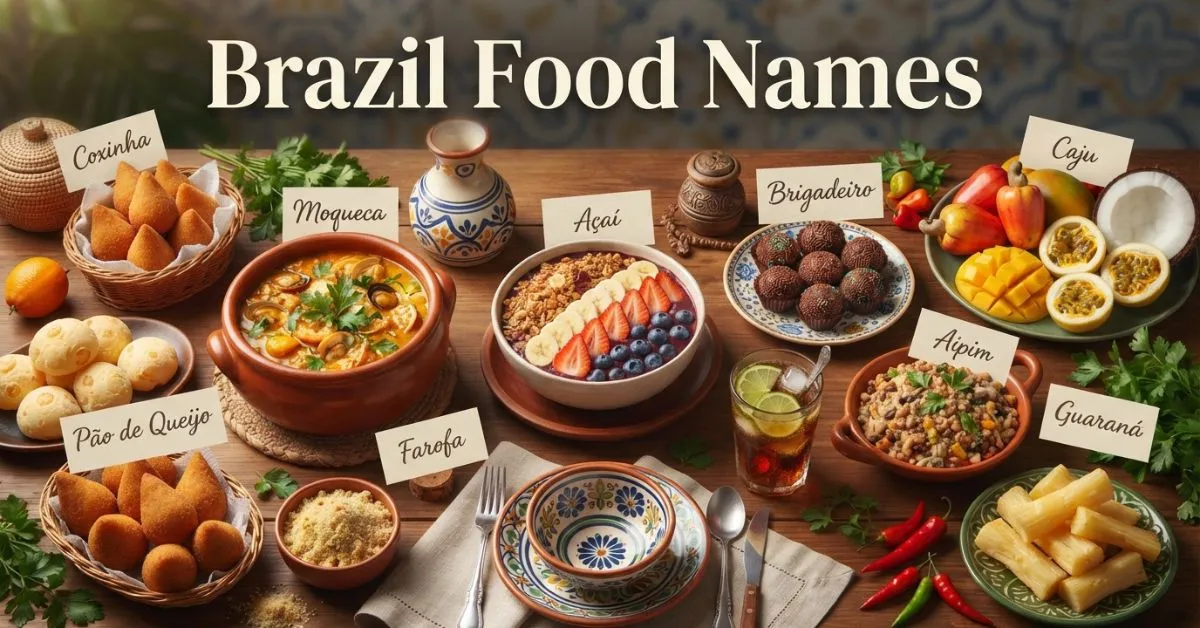 Brazilian food names