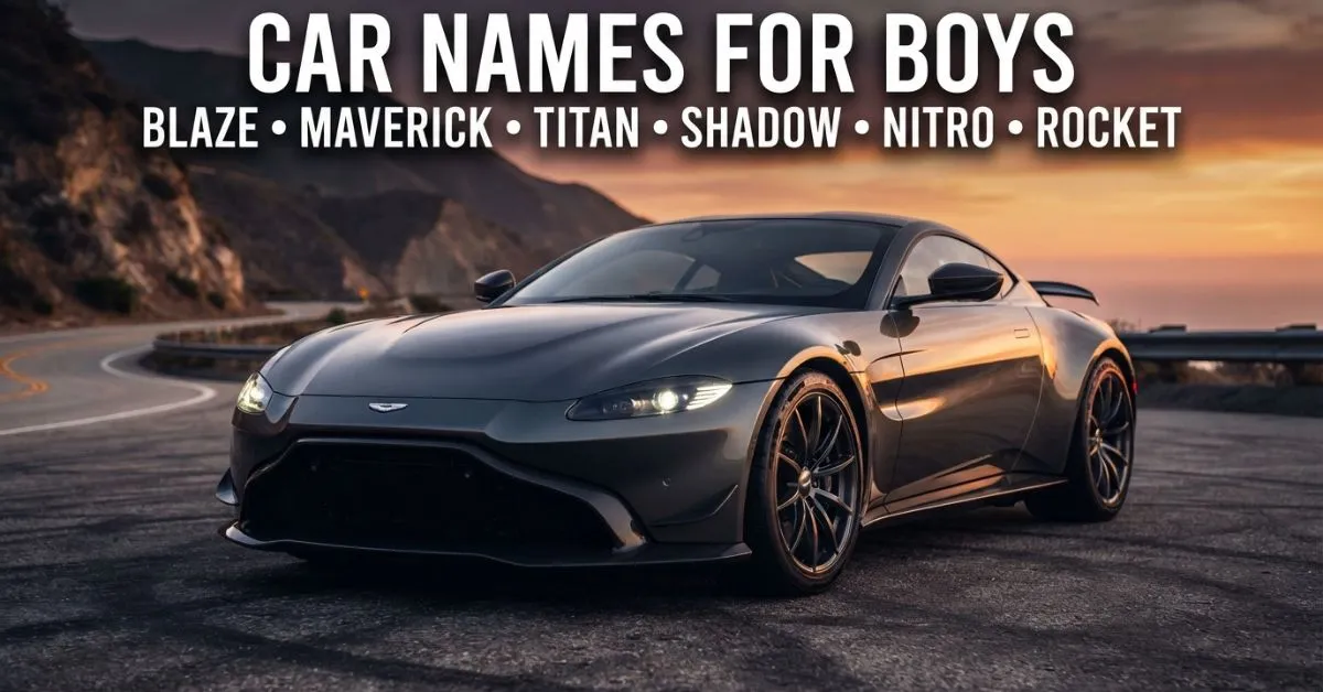 car name for boys