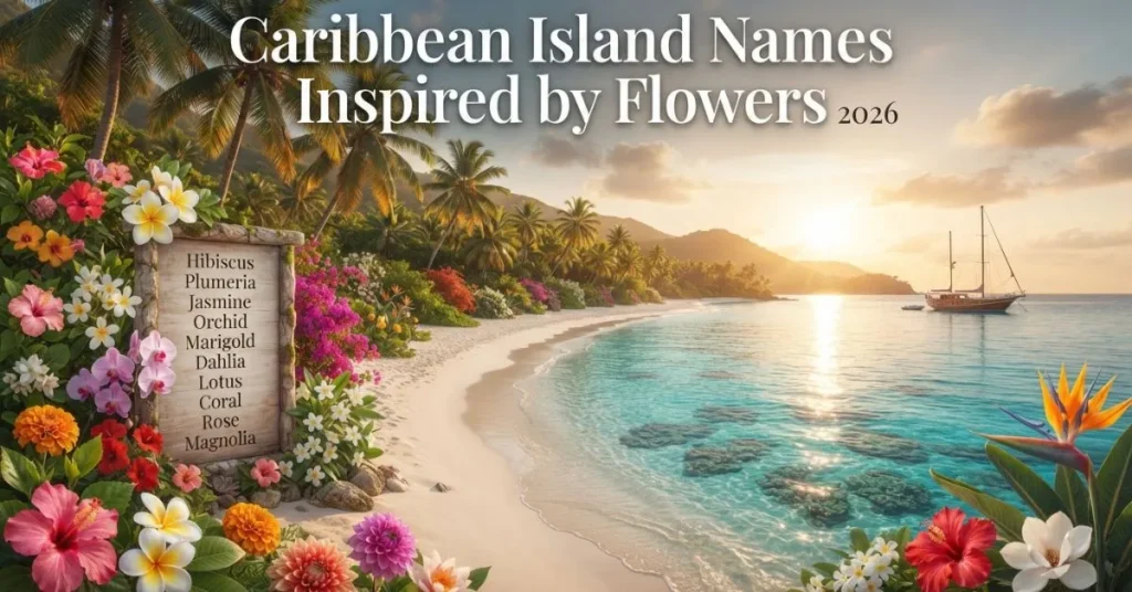 Caribbean Island Names Inspired by Flowers
