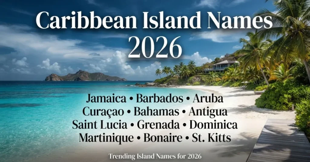 Caribbean Island Names to Inspire 2026 Trends