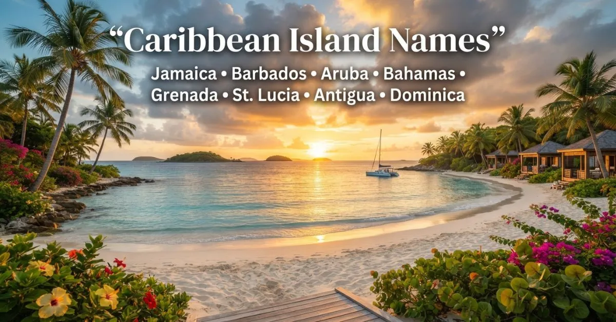 Caribbean island names