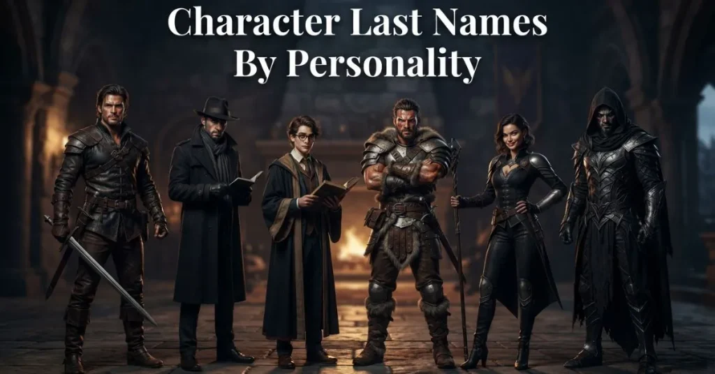 Character Last Names By Personality