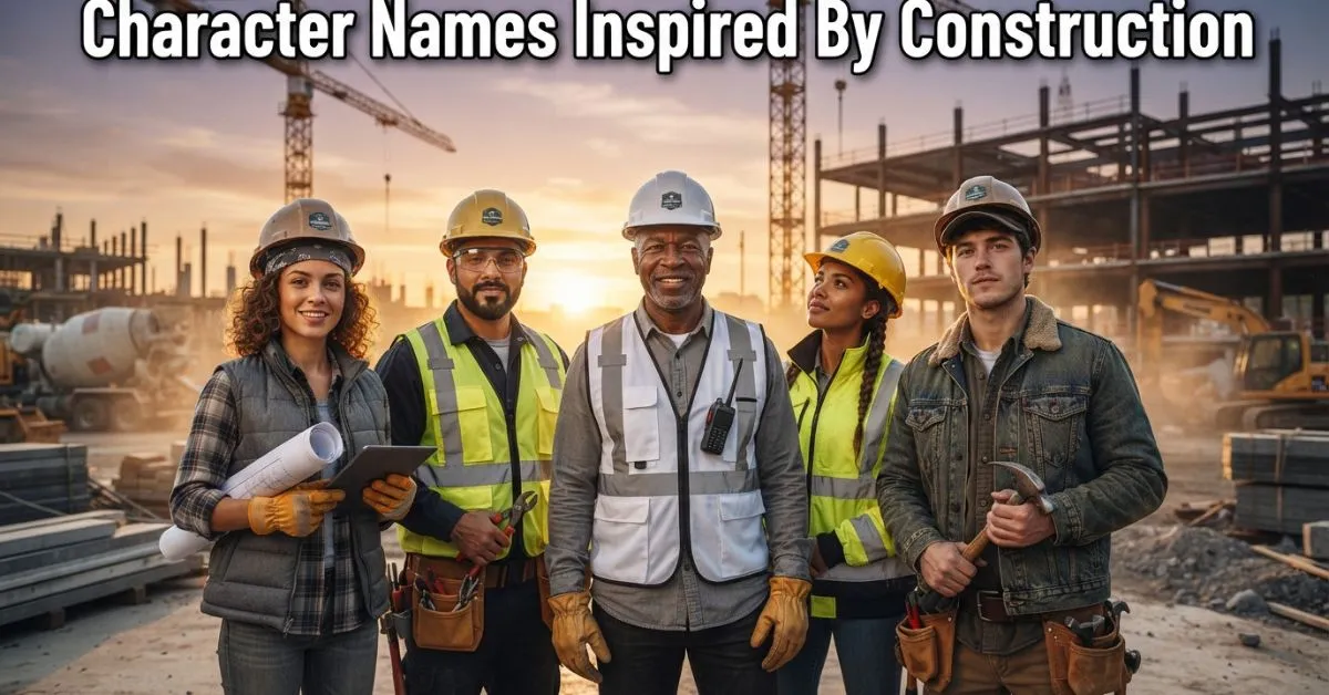 Character Names Inspired By Construction
