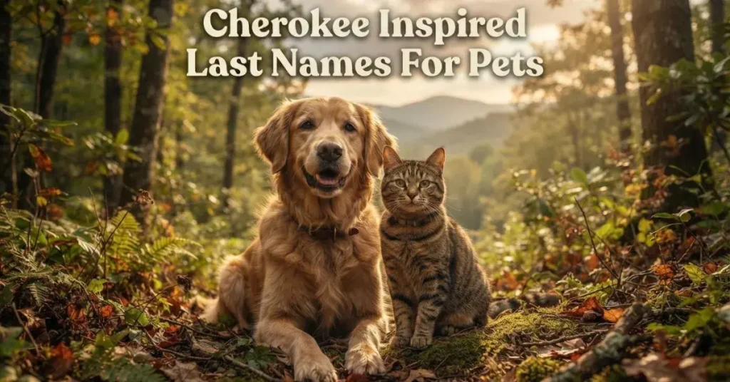Cherokee Inspired Last Names For Pets