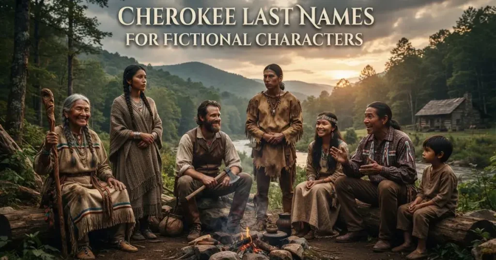 Cherokee Last Names For Fictional Characters