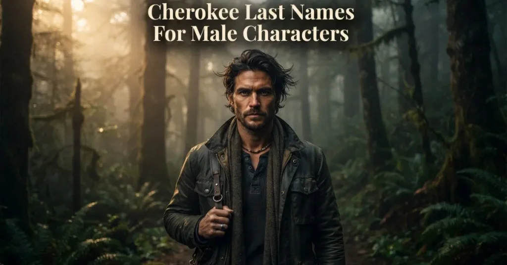 Cherokee Last Names For Male Characters