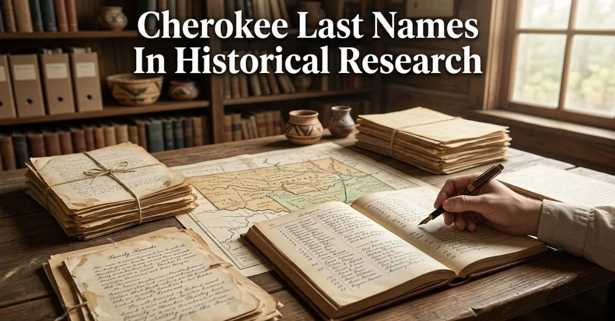 Cherokee Last Names In Historical Research