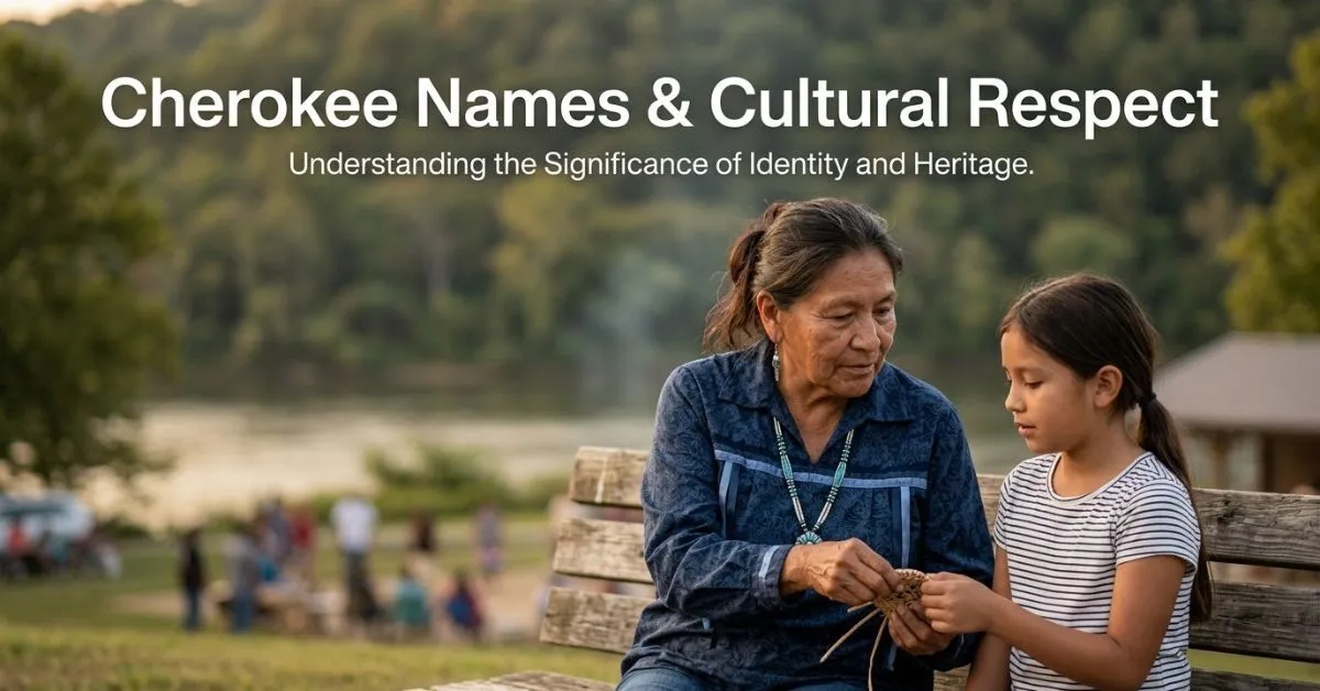 Cherokee Names & Cultural Respect