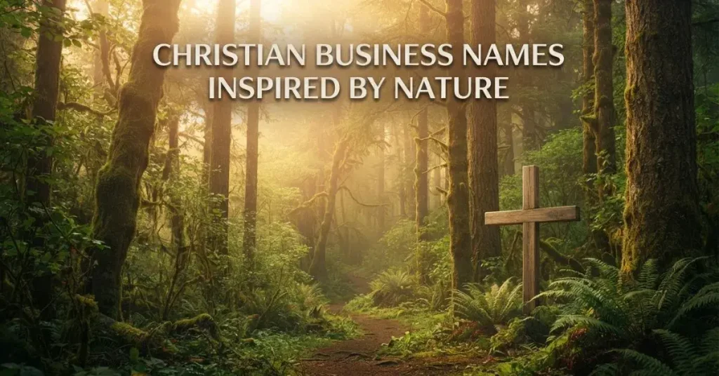 Christian Business Names Inspired By Nature