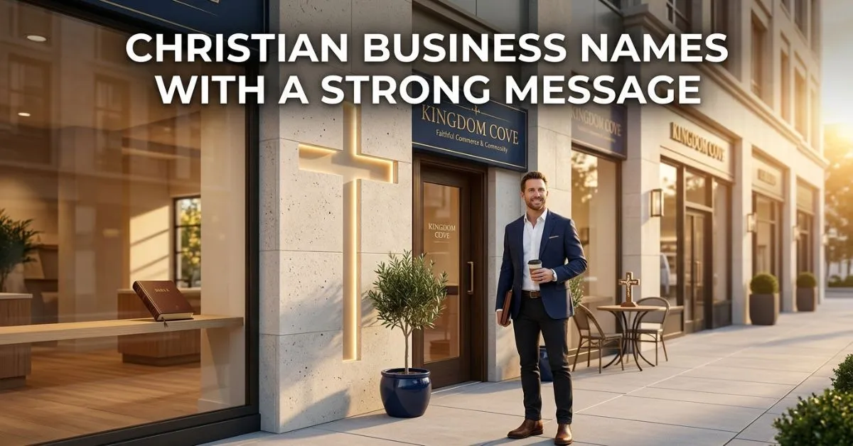 Christian Business Names With A Strong Message