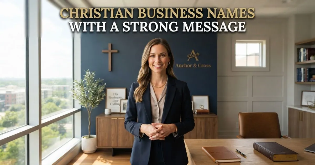 Christian Business Names With a Strong Message