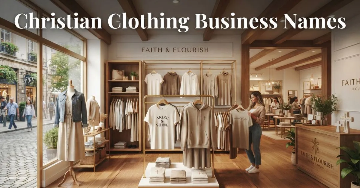 Christian Clothing Business Names