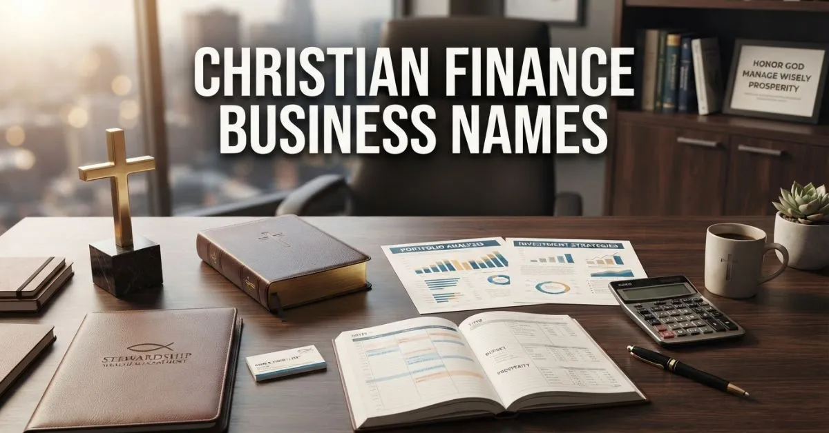 Christian Finance Business Names
