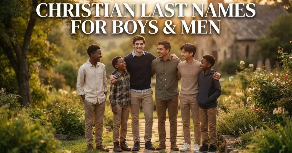Christian Last Names For Boys & Men