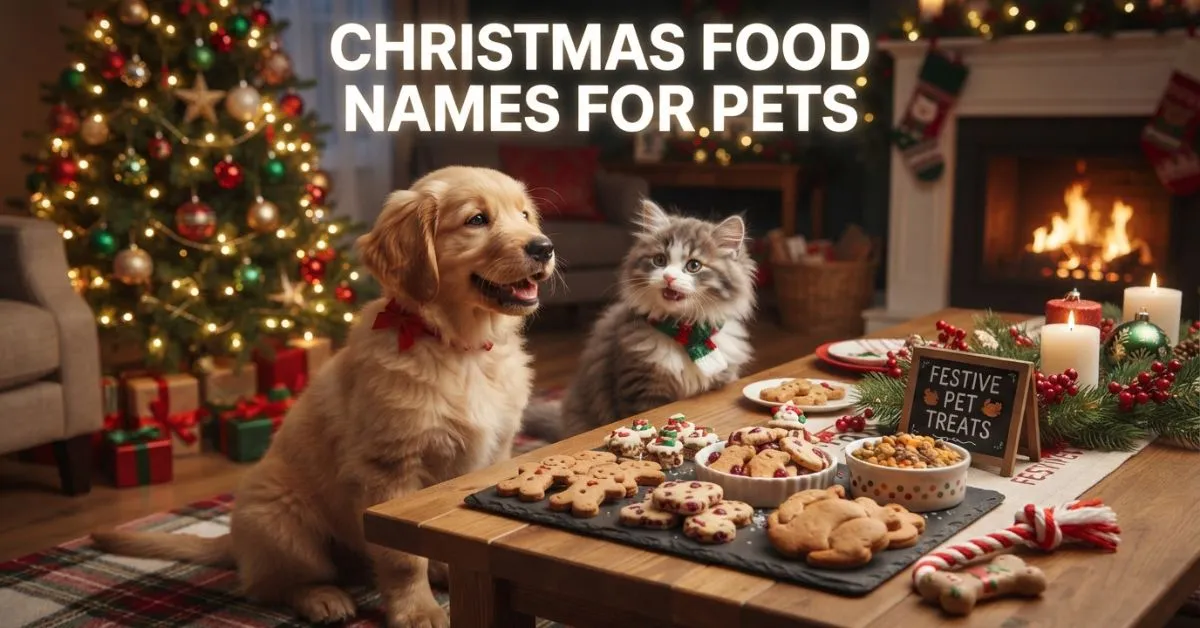Christmas Food Names For Pets