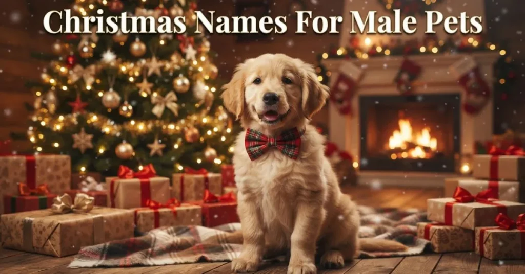 Christmas Names For Male Pets