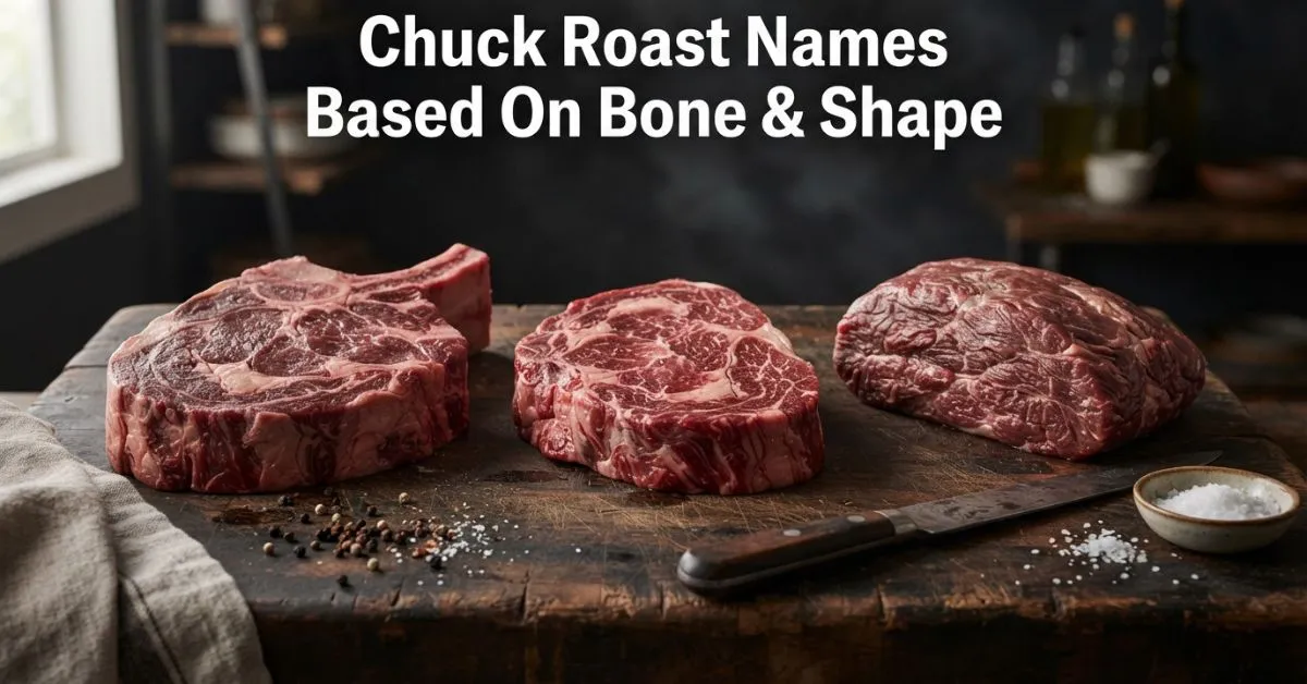  Chuck Roast Names Based On Bone & Shape