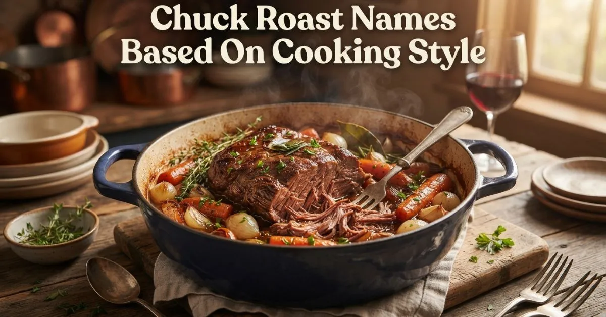 Chuck Roast Names Based On Cooking Style