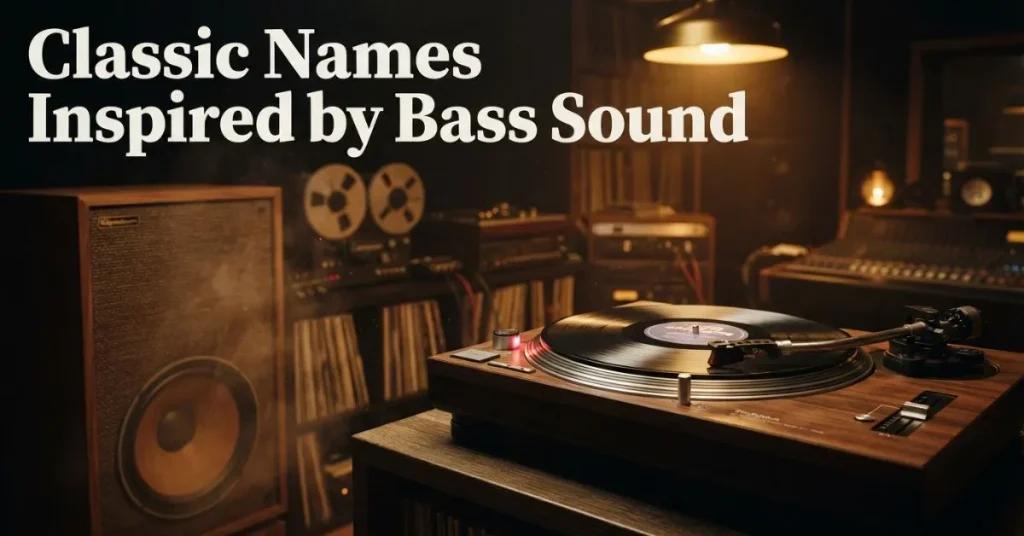 Classic Names Inspired by Bass Sound