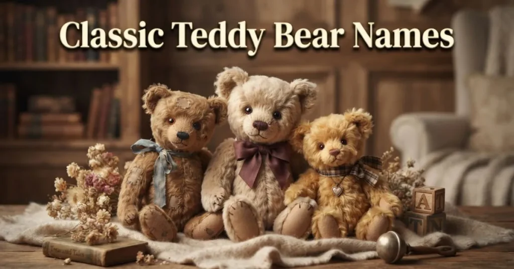 Classic Teddy Bear Names