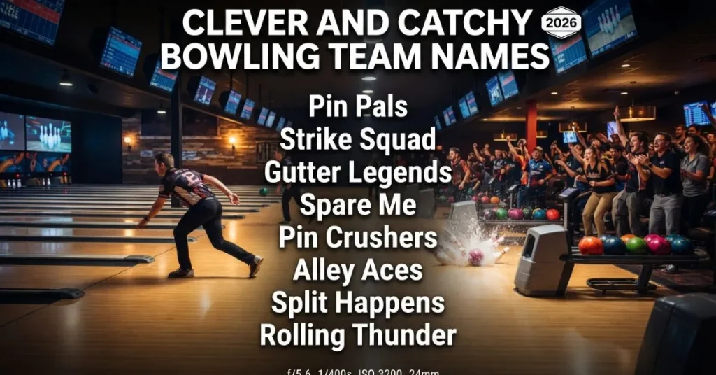 Clever and Catchy Bowling Team Names