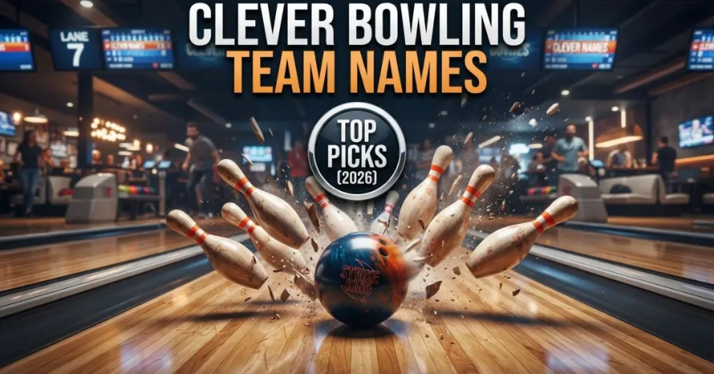 Clever Bowling Team Names