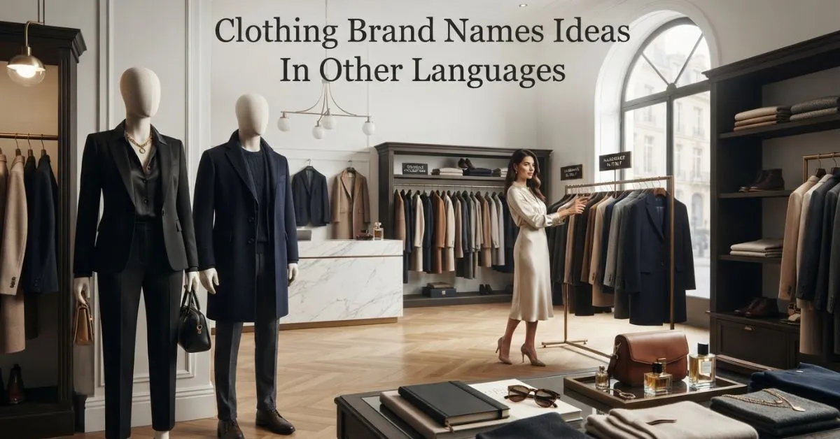 Clothing Brand Names Ideas In Other Languages