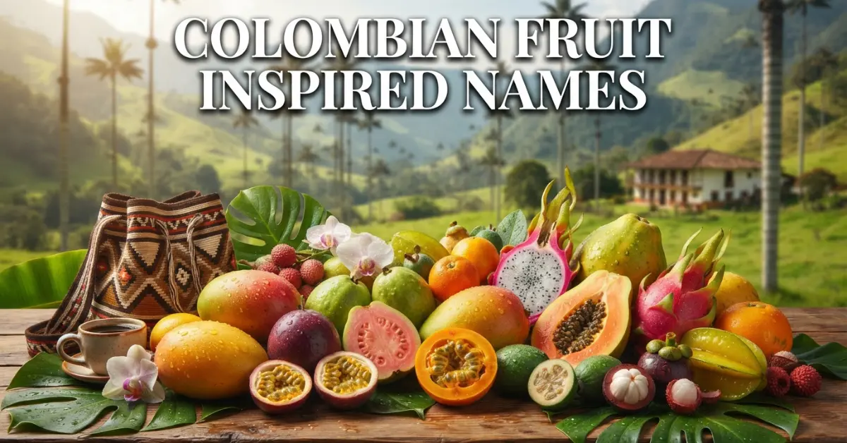 Colombian Fruit Inspired Names
