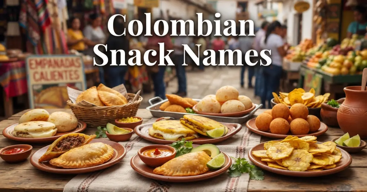 Colombian Snack Names