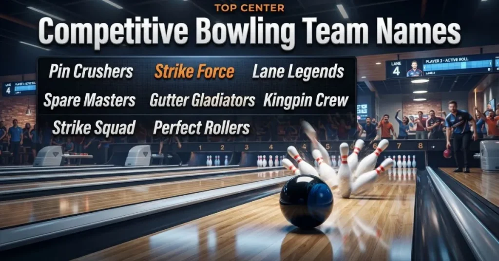 Competitive Bowling Team Names