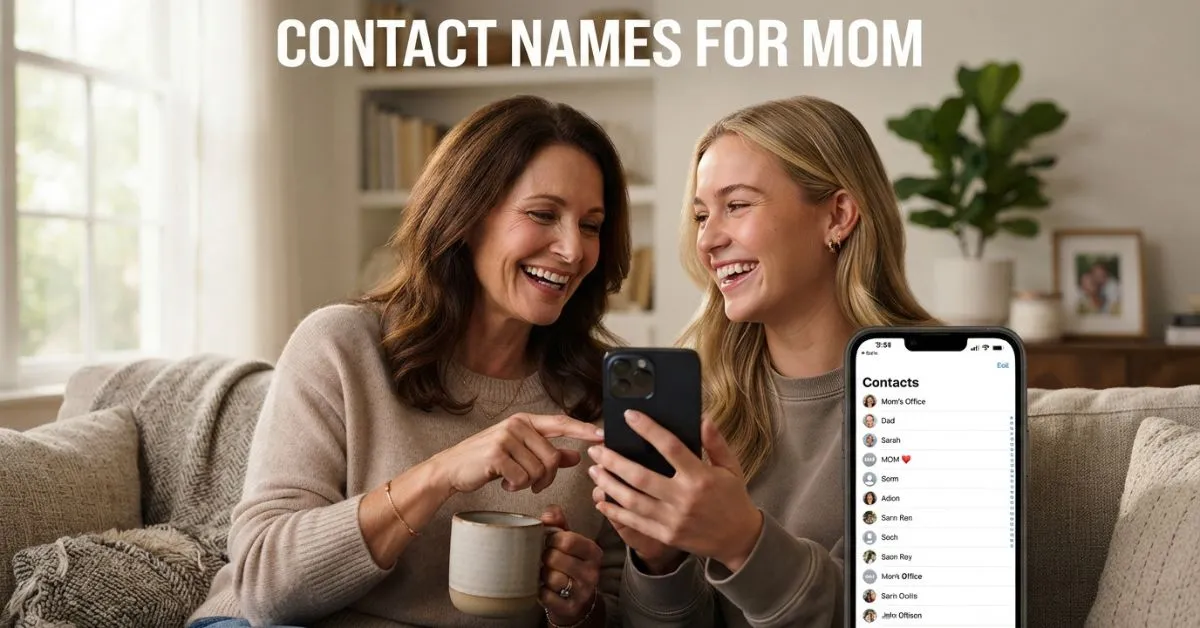 contact names for mom